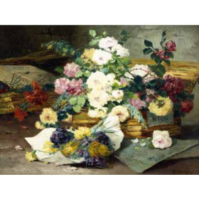 Eugene Henri Cauchois - Roses from Nice