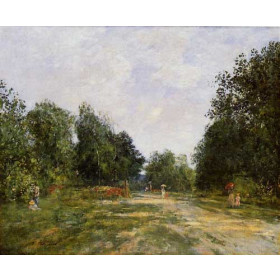 Eugene-Louis Boudin - Cordier Park, Trouville