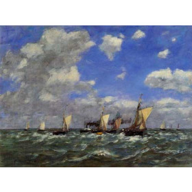 Eugene-Louis Boudin - Open Sea