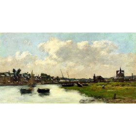 Eugene-Louis Boudin - The Port of Trouville