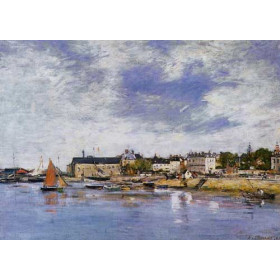 Eugene-Louis Boudin - Trouville, the Port