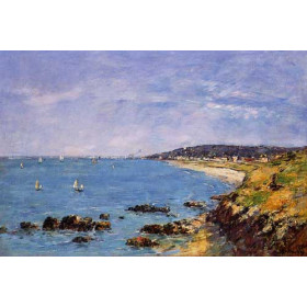 Eugene-Louis Boudin - Trouville, View from the Heights