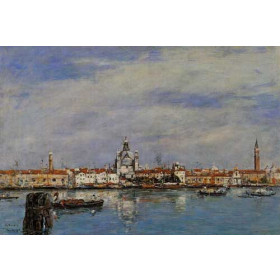 Eugene-Louis Boudin - Venice, the Grand Canal