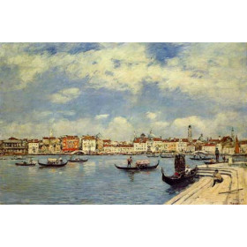 Eugene-Louis Boudin - Venice, View from San Giorgio