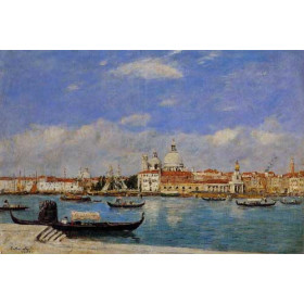 Eugene-Louis Boudin - View of Venice