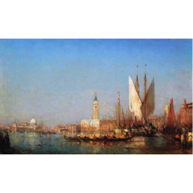 Felix Ziem - The Grand Canal, Venice