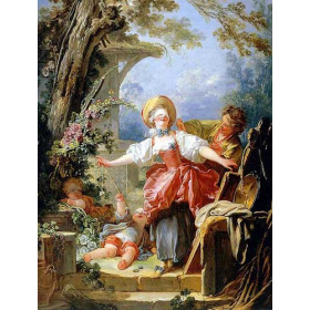 Fragonard, Jean Honore - The Blind mans bluff game