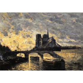 Frank Myers Boggs - View of Notre Dame