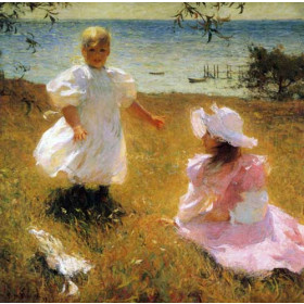 Frank W. Benson - The Sisters