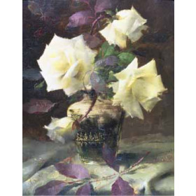 Frans Mortelmans - Study of White Roses