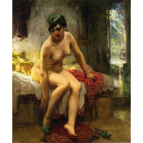 Frederick Arthur Bridgeman - After the Bath