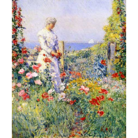 Frederick Childe Hassam - In the Garden