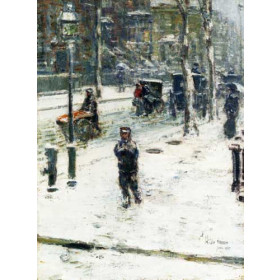 Frederick Childe Hassam Snow Storm, Fifth Avenue, New York