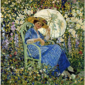 Frieseke, Frederick Carl(USA) - In the Garden, Giverny