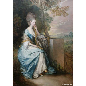 Gainsborough, Thomas - Portrait of Anne, Countess of Chesterfield