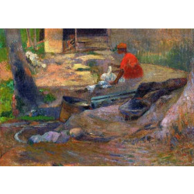 Gauguin, Paul - A Little Washerwoman