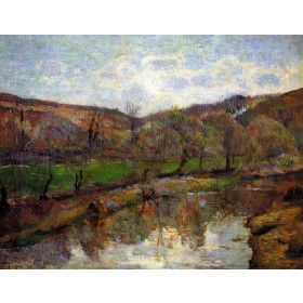 Gauguin, Paul - Aven Valley, Upstream of Pont-Aven