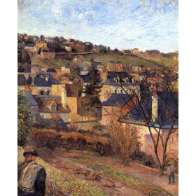 Gauguin, Paul - Blue Roofs, Rouen