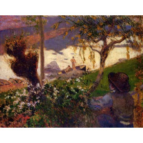 Gauguin, Paul - Breton Boy by the Aven River