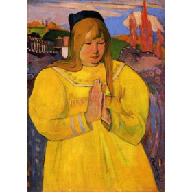 Gauguin, Paul - Breton Woman in Prayer