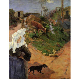 Gauguin, Paul - Breton Women at the Turn