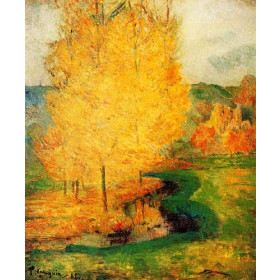 Gauguin, Paul - By the Stream, Autumn