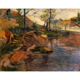 Gauguin, Paul - Cove opposite Pont-Aven Harbor