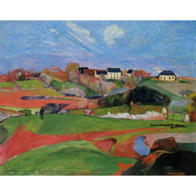 Gauguin, Paul - Fields at le Pouldu