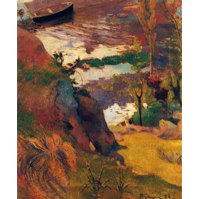 Gauguin, Paul - Fishermen and Bathers on the Aven