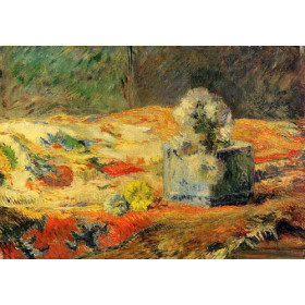 Gauguin, Paul - Flowers and Carpet