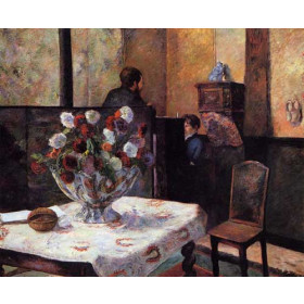 Gauguin, Paul - Interior of the Painters House, rue Carcel