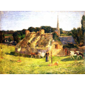 Gauguin, Paul - Lollichon Field and Pont-Aven Church