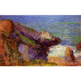 Gauguin, Paul - Rocks on the Breton Coast