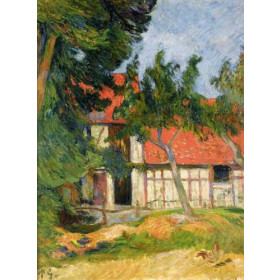 Gauguin, Paul - Stable near Dieppe