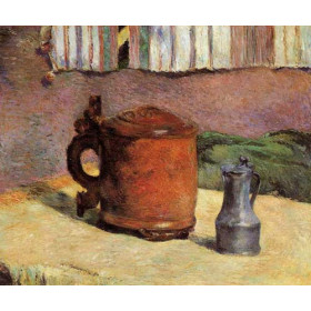 Gauguin, Paul - Still, Clay Jug and Iron Mug