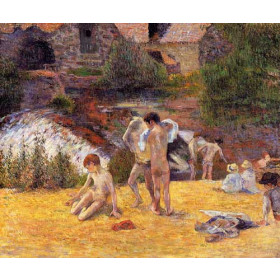 Gauguin, Paul - The Moulin du Bois dAmour Bathing Place