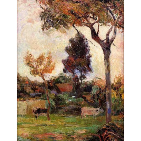 Gauguin, Paul - Two Cows in the Meadow
