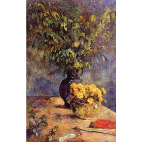 Gauguin, Paul - Two Vases of Flowers and a Fan