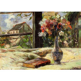 Gauguin, Paul - Vase of Flowers and Window
