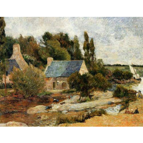 Gauguin, Paul - Washerwoman at Simonou Mill, Pont-Aven