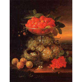 George Forster - Still Life with Fruit ad Nest of Eggs