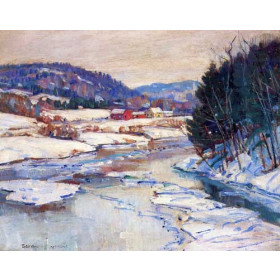 George Gardner Symons - River in Winter