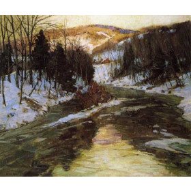 George Gardner Symons - Winter Stream