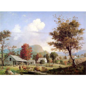 George Henry Durrie - Cider Pressing