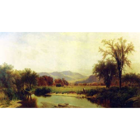 George Henry Smillie - Boquet River, Elizabethtown, NY