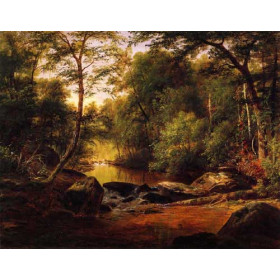 George Hetzel - A River Landscape