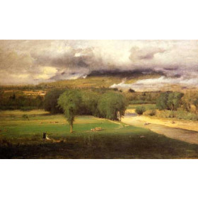 George Inness - Sacco Ford, Conway Meadows