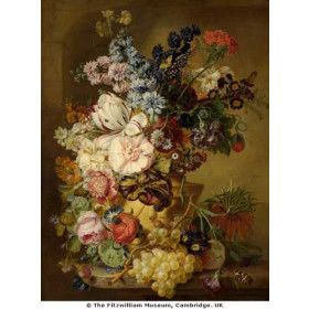 Georgius Os - A Vase of Flowers