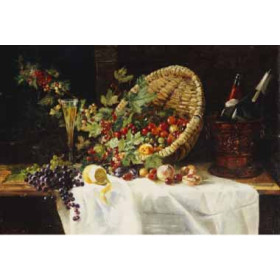 Gertrud Trefftz - Cherries and Gooseberries in a Basket