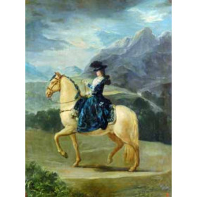 Goya, Francisco - Equestrian Portrait of Maria Teresa De Vallabriga